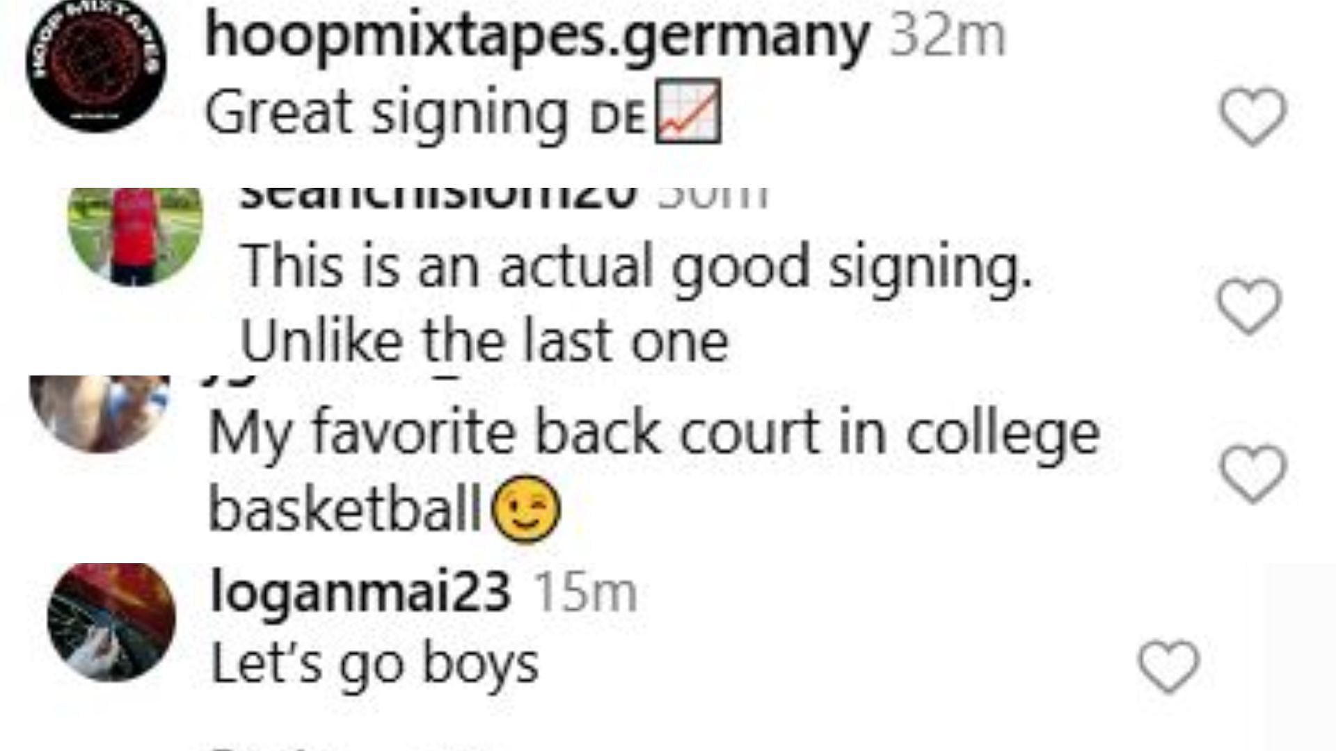 College hoops fans react as German-French guard Mathieu. Credit: IG/@tiptonedits